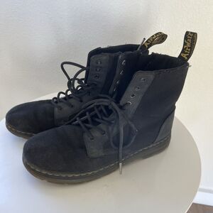Dr. Martens‎ COMBS Y Black Lace Up/Zip Ankle Boots Men’s 5 Women’s Size 6 Combat